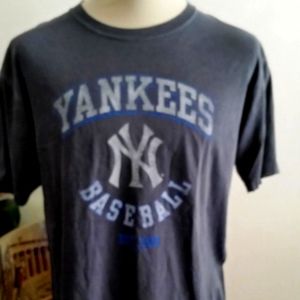 New York Yankees Baseball Est.1903 Distressed Blue T-Shirt